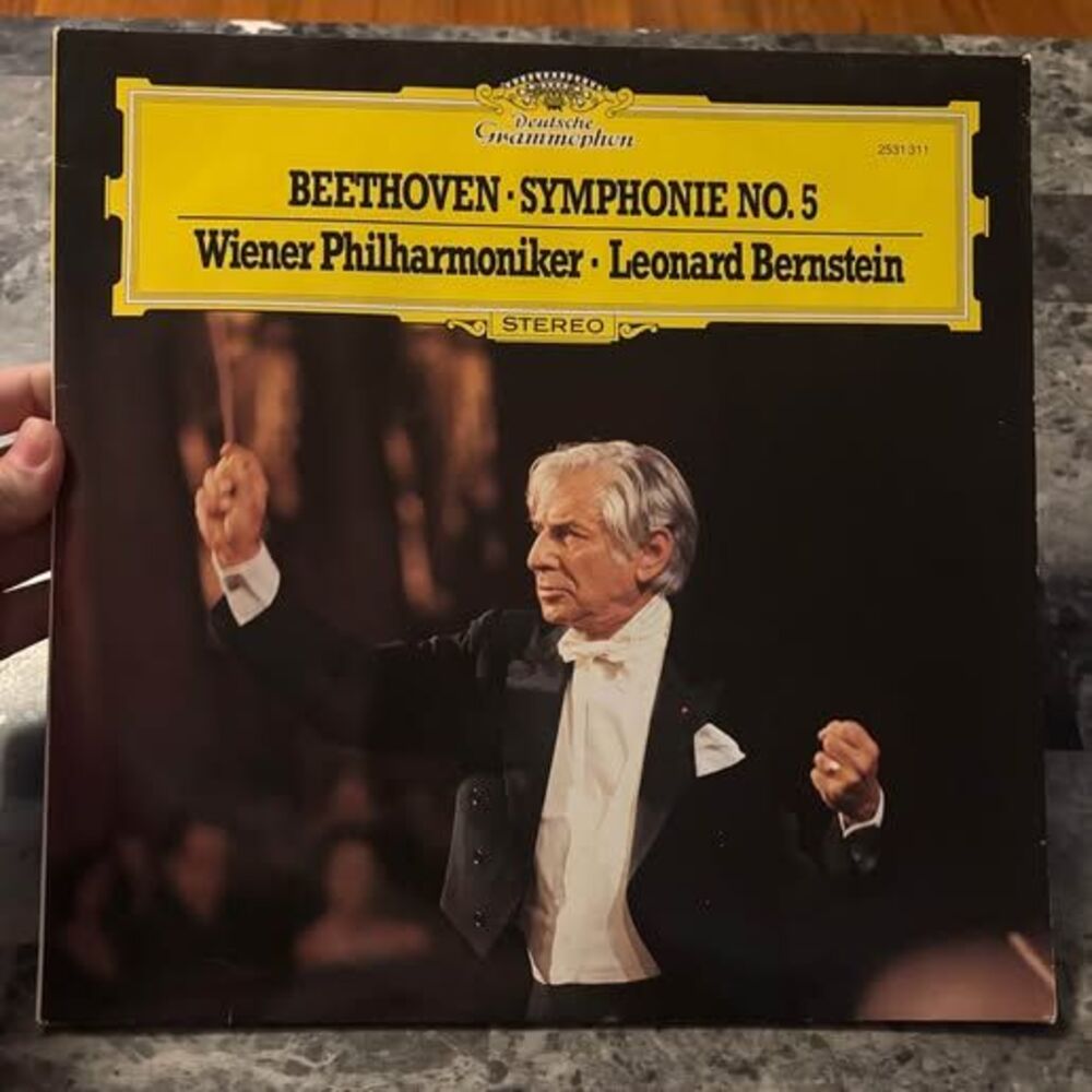 Beethoven Symphony No. 5 Bernstein Wiener Philharmoniker DG 2531 311 Stereo LP